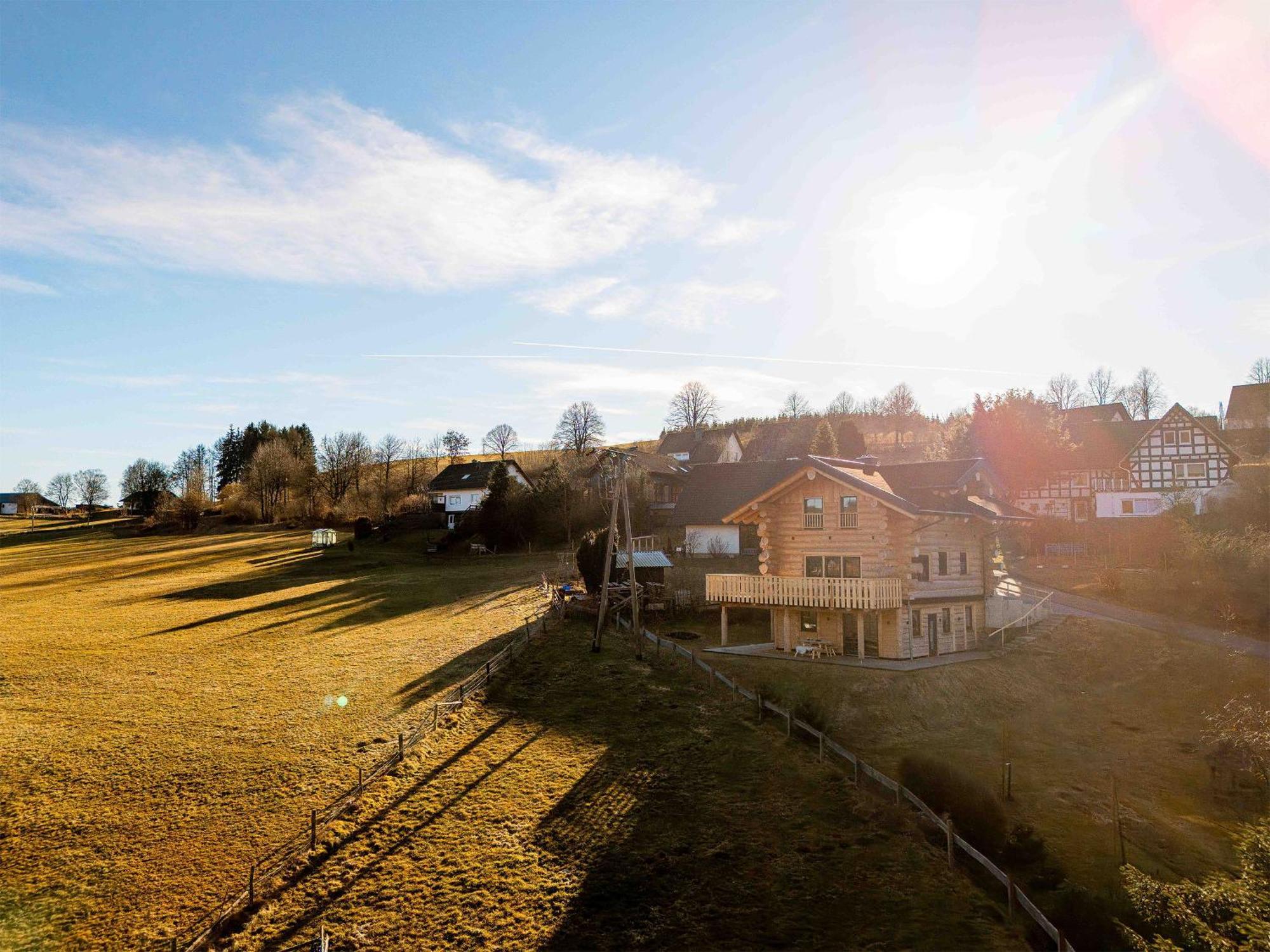 Fichtenhaus Am Wisentpfad Bad Berleburg Bagian luar foto