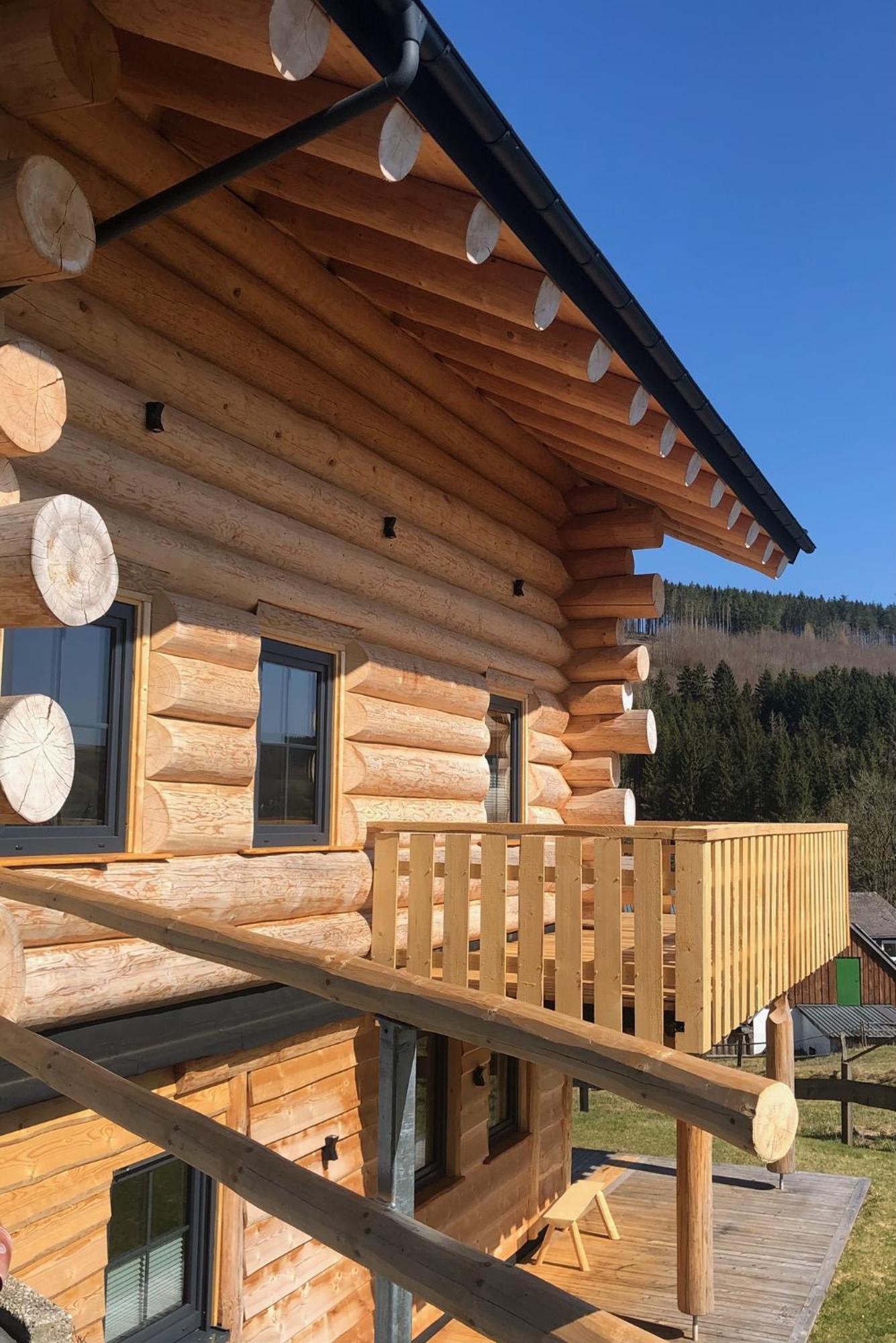 Fichtenhaus Am Wisentpfad Bad Berleburg Bagian luar foto